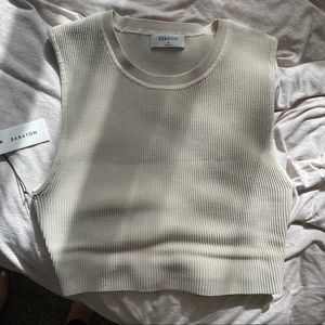 Aritzia Bavarian Sculpt Knit Crop. Brand New!